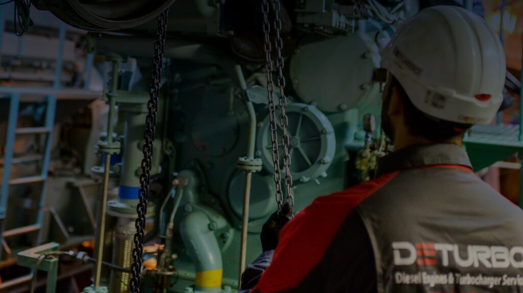 DeTurbo crew engine inspection